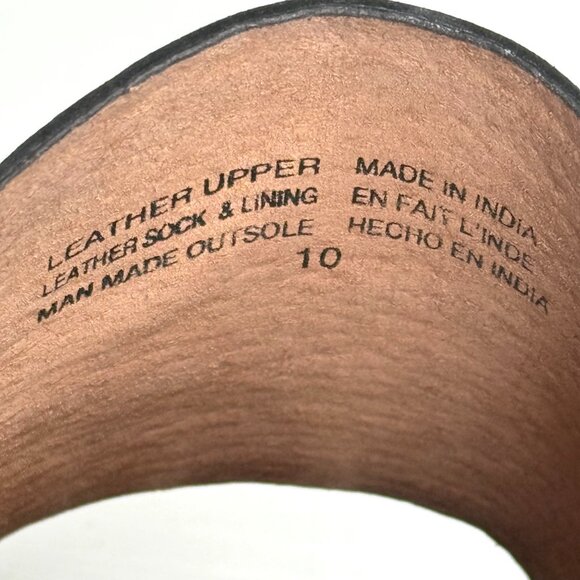 Seychelles One Of A Kind Leather Mule Slides Platform Heeled Sandals Womens 10 - Picture 9 of 10